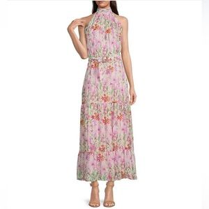 Taylor Floral Halter Maxi Dress
